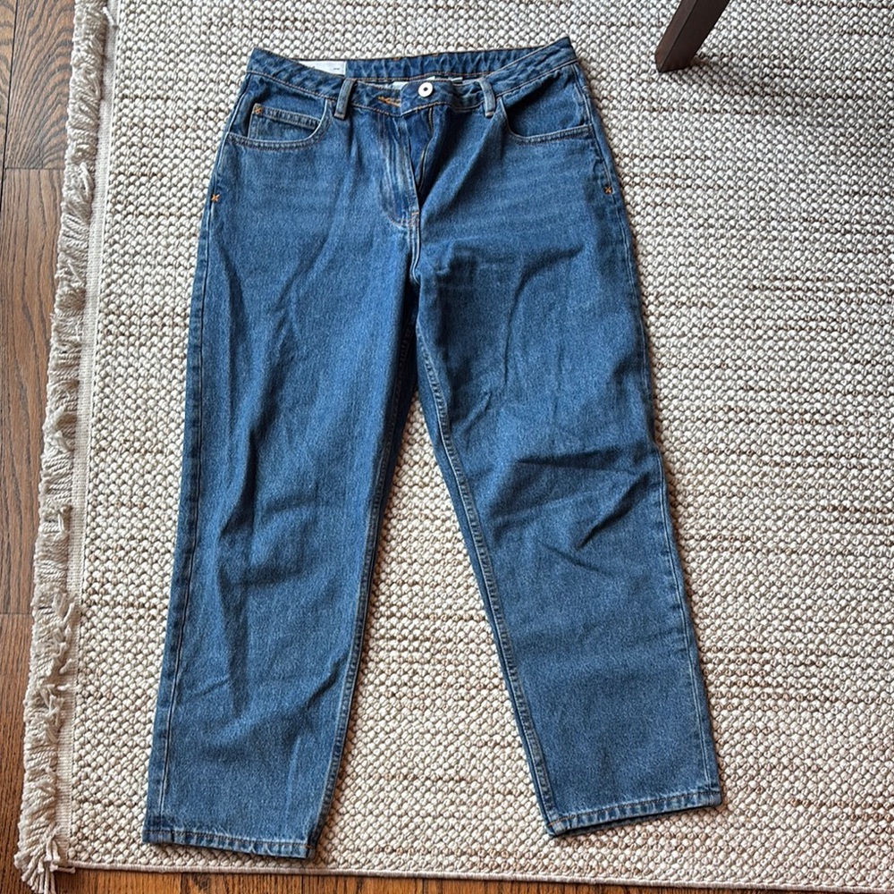 Collusion Blue Denim Mom Jeans